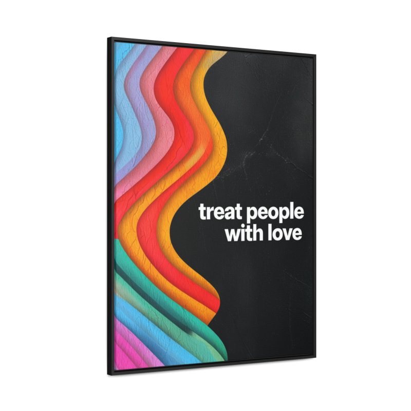 Treat People With Love Canvas - Image 2