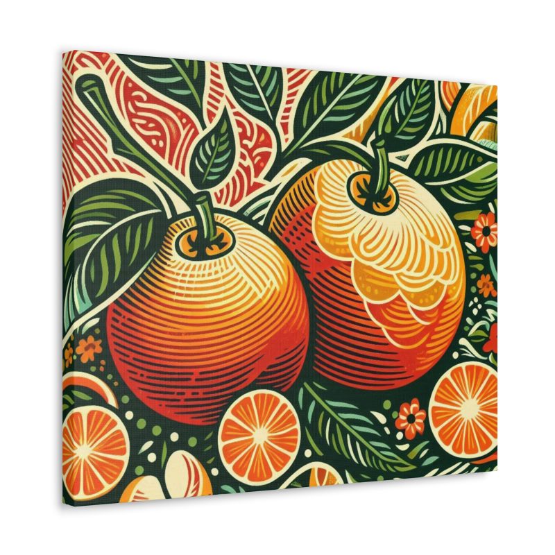 Vintage Citrus Artwork Canvas Art - Image 24