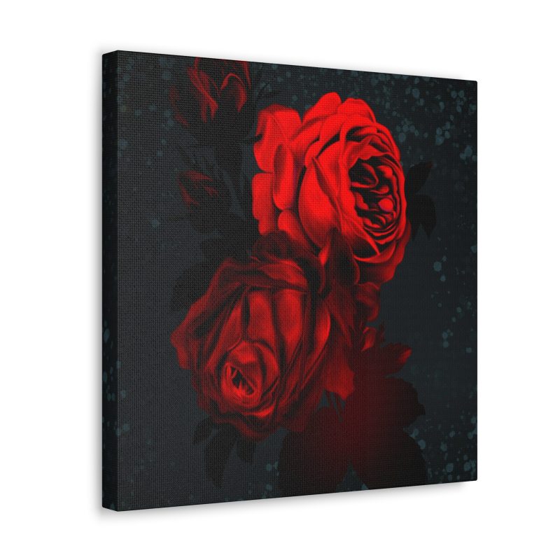 HIGH DEFINITION RED ROSE WALL ART CANVAS PRINT 36X36 30X30 - Image 2