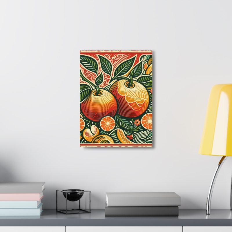 Vintage Citrus Artwork Canvas Art - Image 6