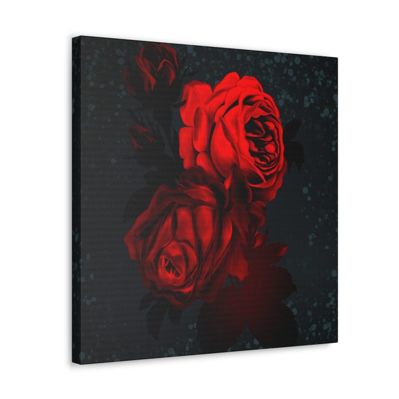 HIGH DEFINITION RED ROSE WALL ART CANVAS PRINT 36X36 30X30 - Image 10