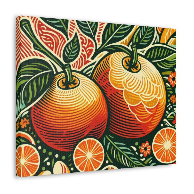 Vintage Citrus Artwork Canvas Art - Image 16