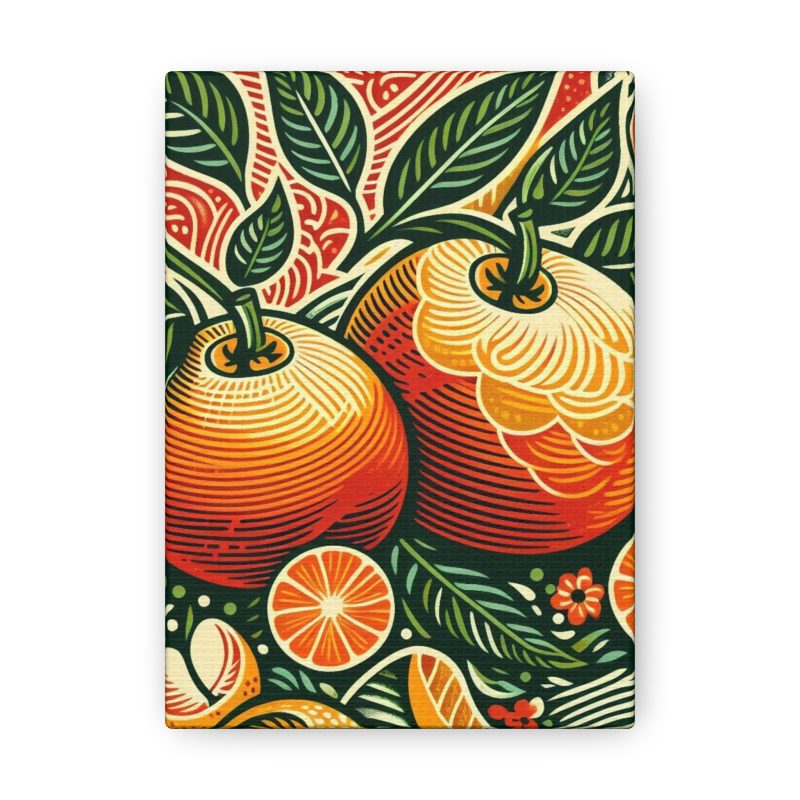 Vintage Citrus Artwork Canvas Art - Image 11