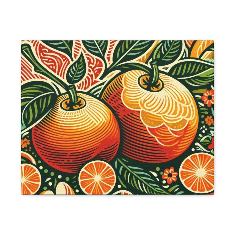 Vintage Citrus Artwork Canvas Art - Image 15