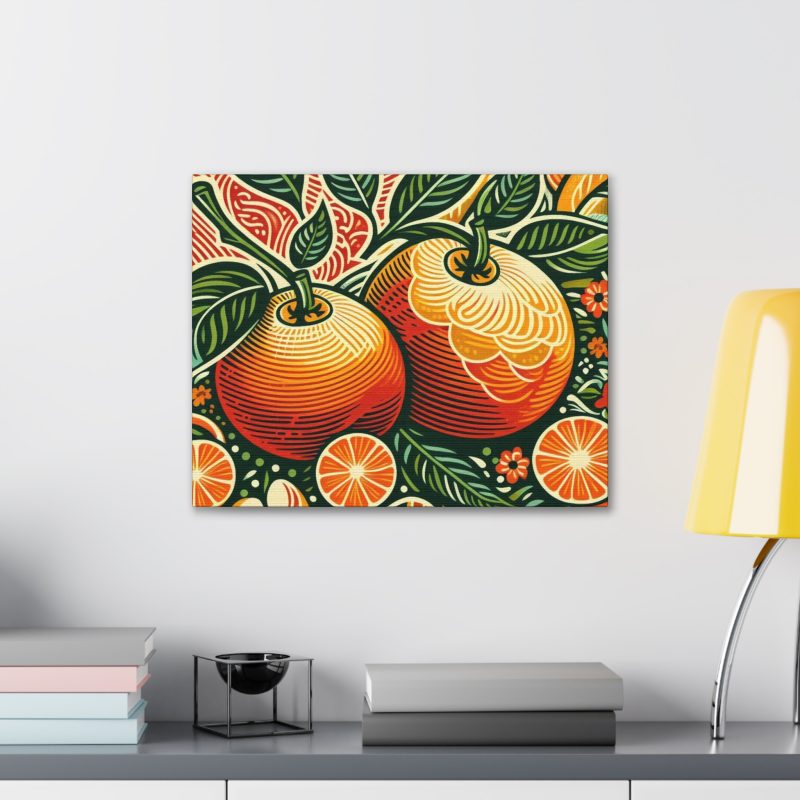 Vintage Citrus Artwork Canvas Art - Image 18