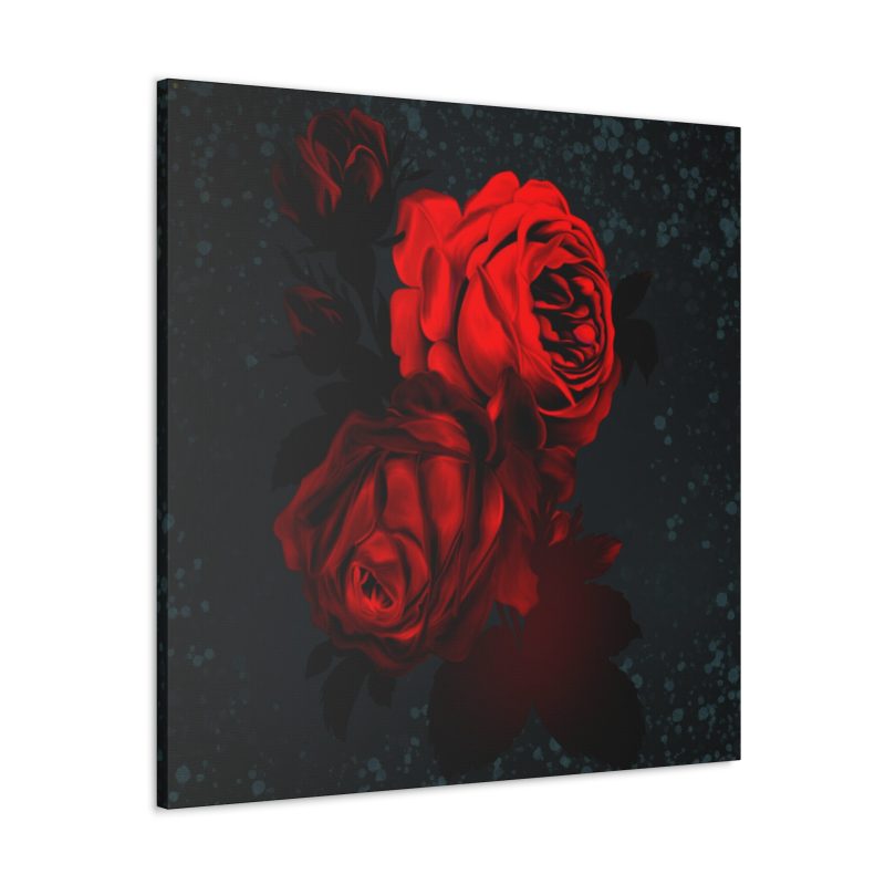 HIGH DEFINITION RED ROSE WALL ART CANVAS PRINT 36X36 30X30 - Image 18