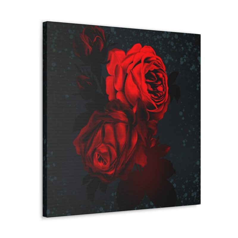 HIGH DEFINITION RED ROSE WALL ART CANVAS PRINT 36X36 30X30 - Image 14