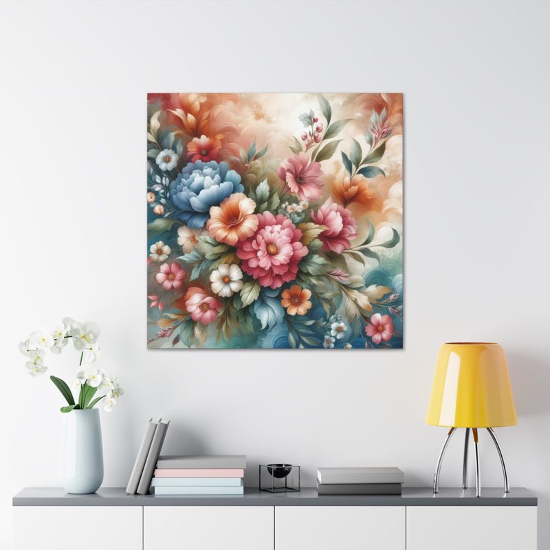 Vibrant Floral Canvas Art - Image 4