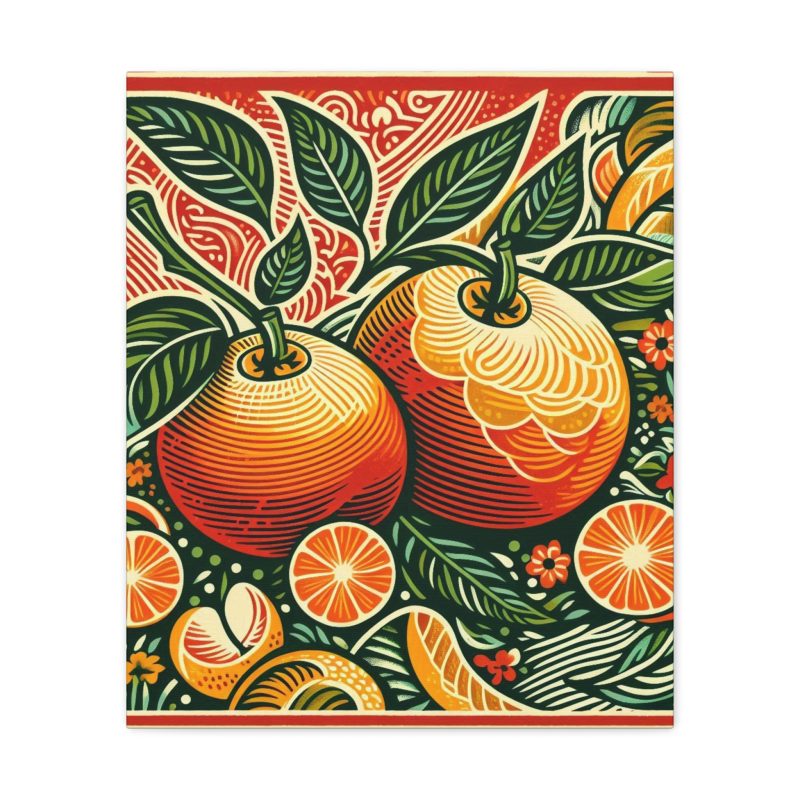 Vintage Citrus Artwork Canvas Art - Image 19