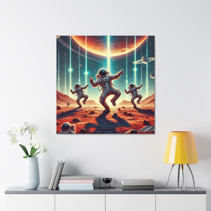 Astronaut Dance Part Canvas Art - Image 3