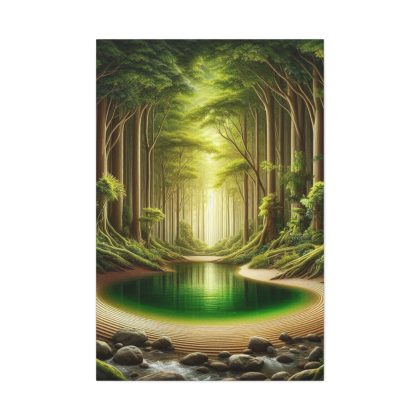 Serene Forest Canvas Art