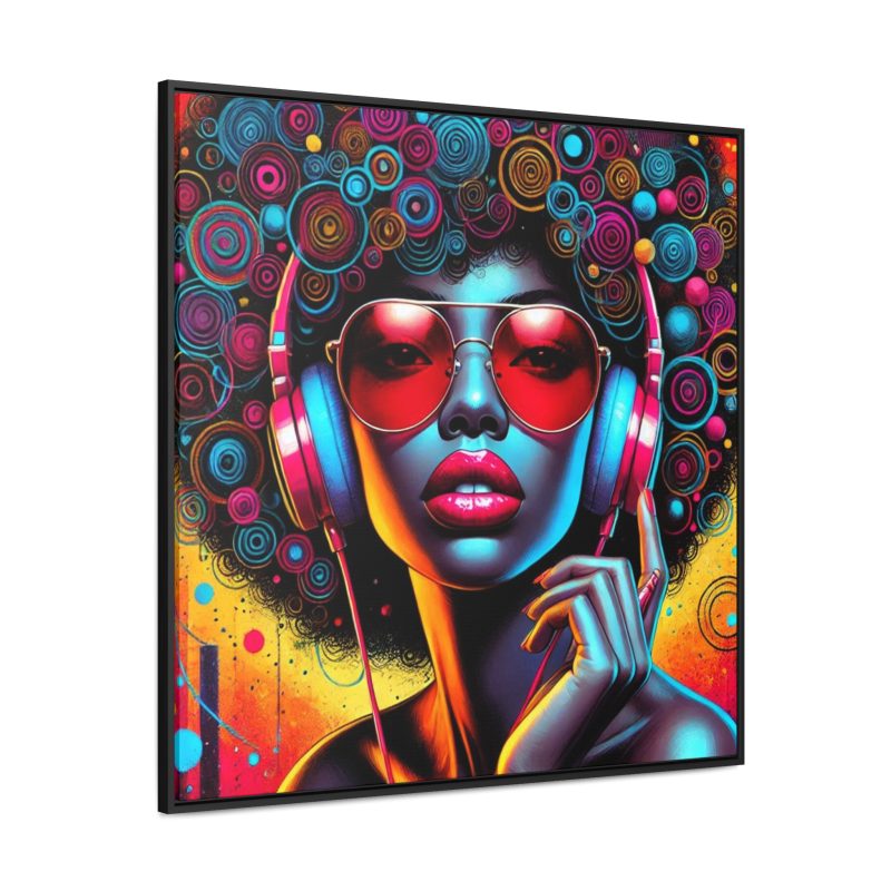 Colorful Afrocentric Woman Canvas Art - Image 2