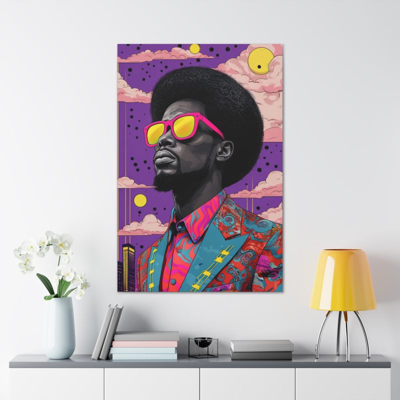 Vibrant Afro Canvas Art - Image 3