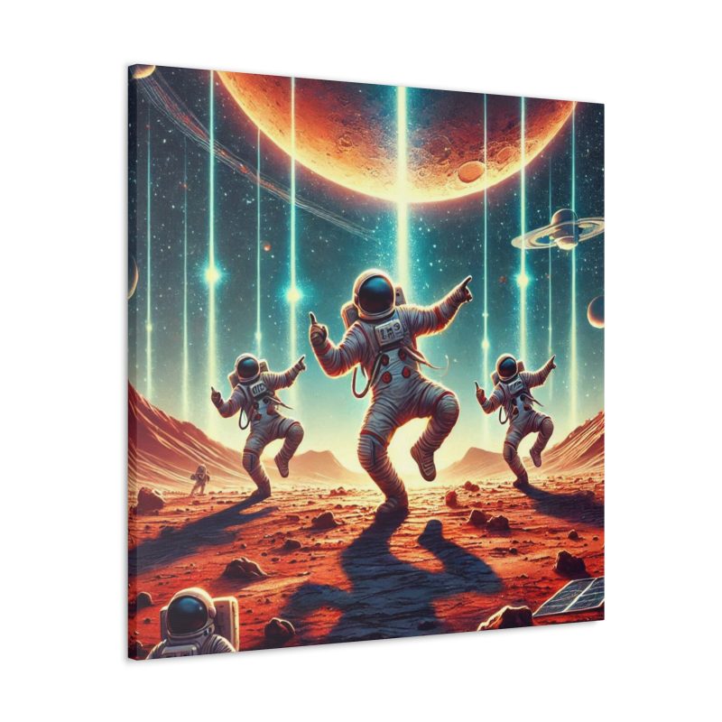 Astronaut Dance Part Canvas Art - Image 2