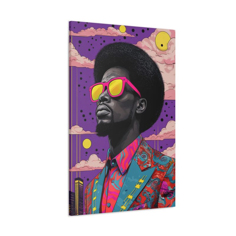 Vibrant Afro Canvas Art - Image 2